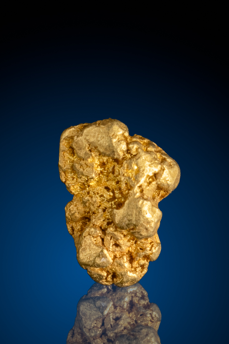 (image for) Rare Chunky Natural Gold Nugget from the American River, CA - 2.42 grams